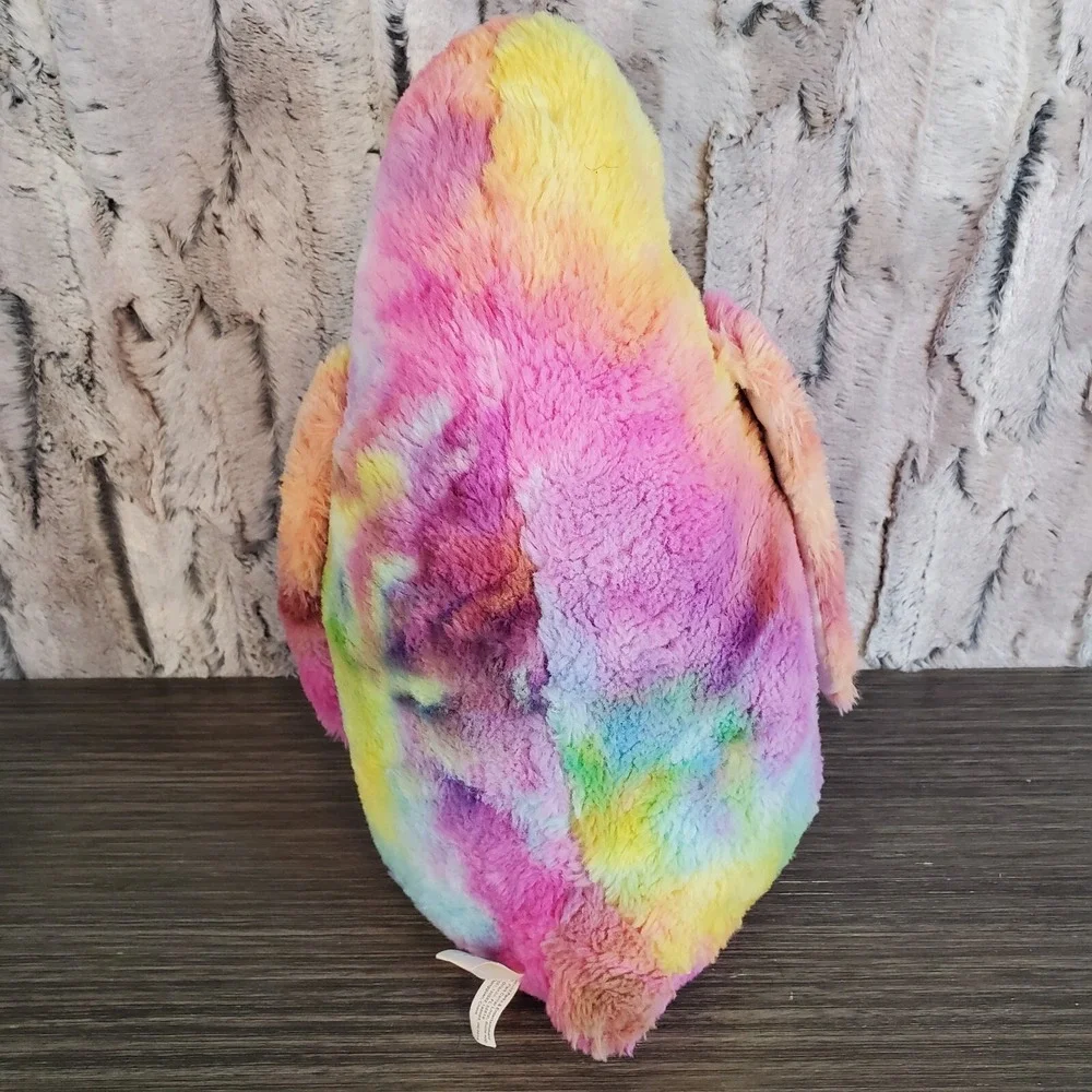 Sea World Rainbow Colored Penguin Plush 14